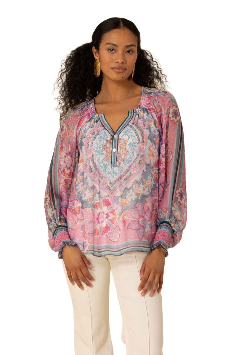 Hale Bob Michaela Chiffon Top, Alternate, color, 