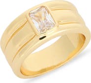 NORDSTROM RACK Cubic Zirconia Inset Ring