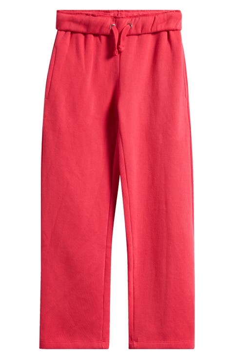 Kids' Wide Leg Foldover Sweatpants