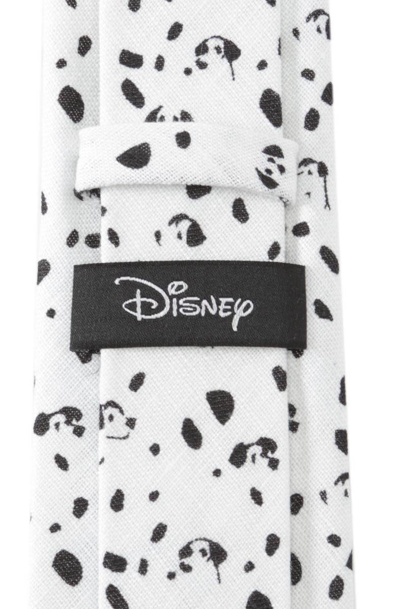 Cufflinks, Inc. x Disney 101 Dalmatians Linen Tie, Alternate, color, White