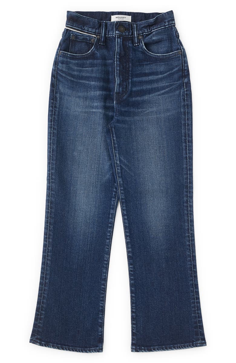 MOUSSY VINTAGE Emma High Waist Crop Flare Leg Jeans, Main, color, 