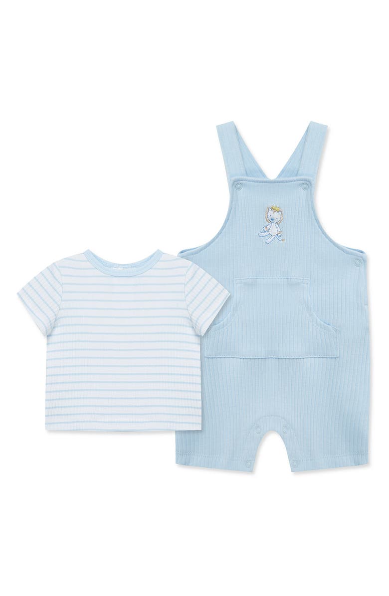 Little Me Safari Shortalls Set, Alternate, color, 