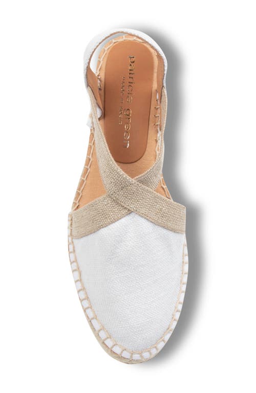Shop Patricia Green Grace Espadrille Wedge In White