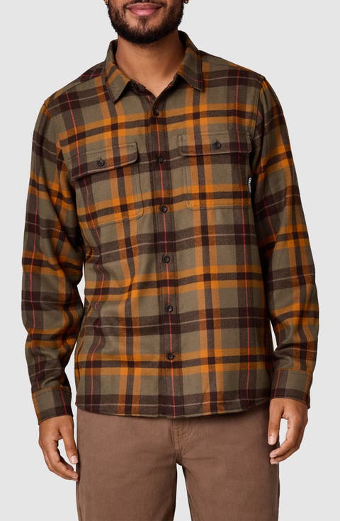 Feedback Plaid Flannel Overshirt
