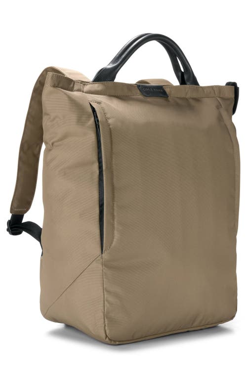 Cole Haan Clarkson Nylon Backpack In Irish Coffee/black