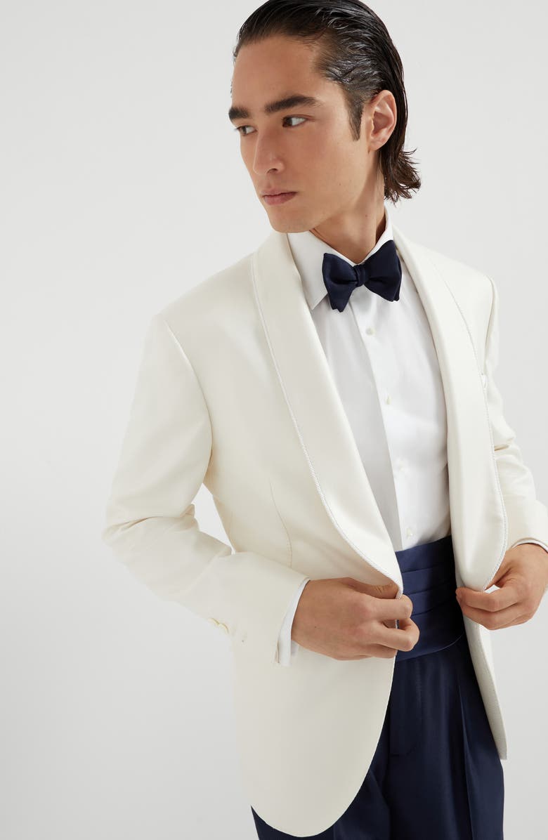 Brunello Cucinelli Tuxedo jacket, Alternate, color, 