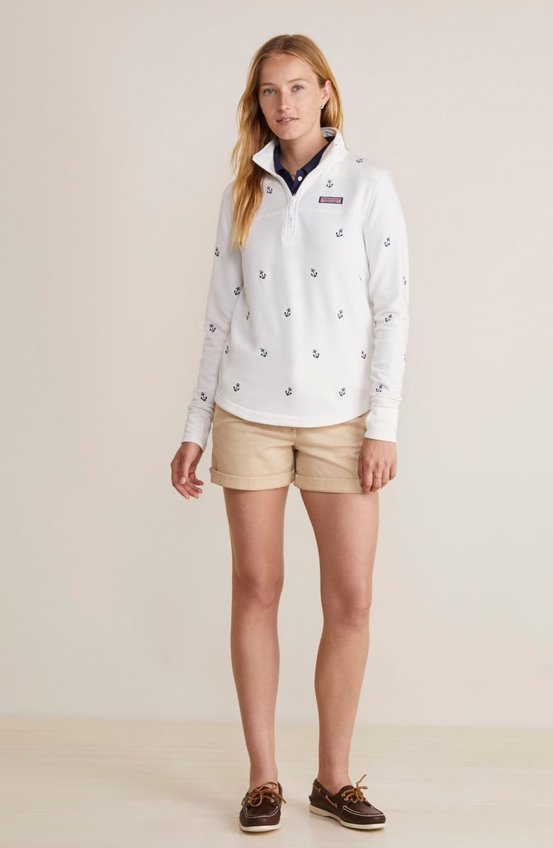 vineyard vines Dreamcloth Quarter Zip Pullover, Alternate, color, 