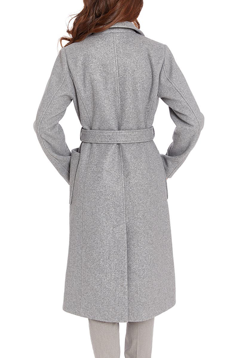 Frye Water Resistant Double Breasted Coat, Alternate, color, Grey