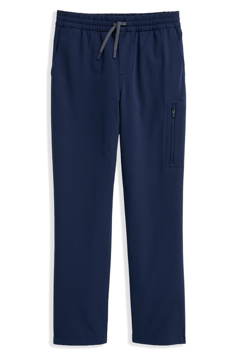 Kids' On-The-Go Stretch Cotton Pants, Main, color, BLUE BLAZER