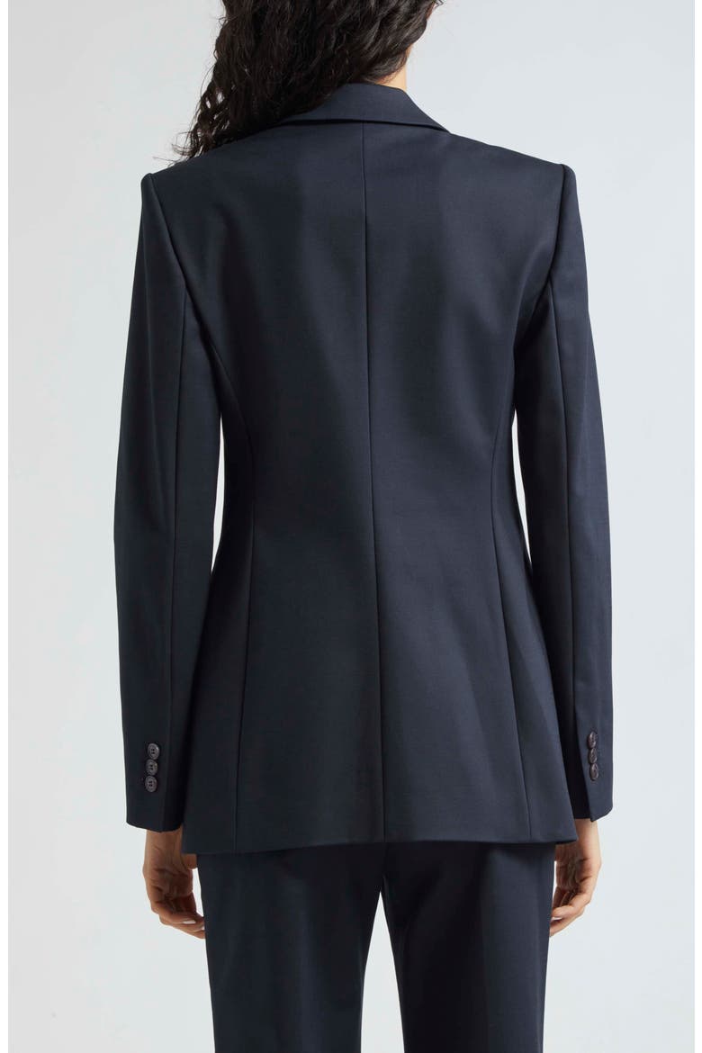 Cotton Couture Double Breasted Blazer, Alternate, color, SOLID BLUE NAVY
