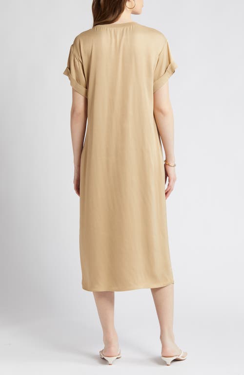 Nordstrom Satin T-shirt Dress