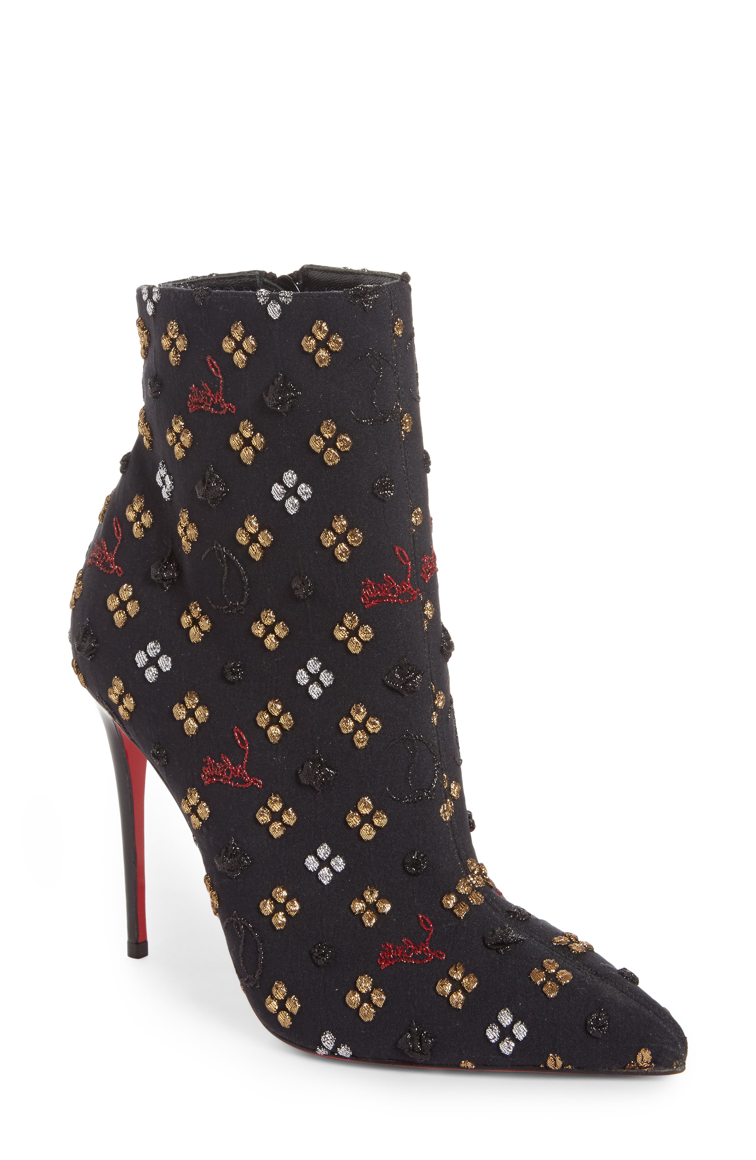 Christian Louboutin So Kate Logo Bootie, Main, color, 