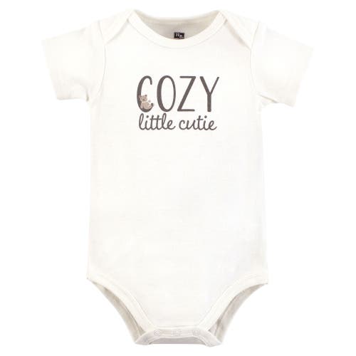 Hudson Baby Soft Cotton Bodysuit Triple Pack