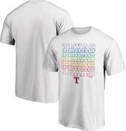 FANATICS Men's Fanatics Branded White Texas Rangers City Pride T-Shirt