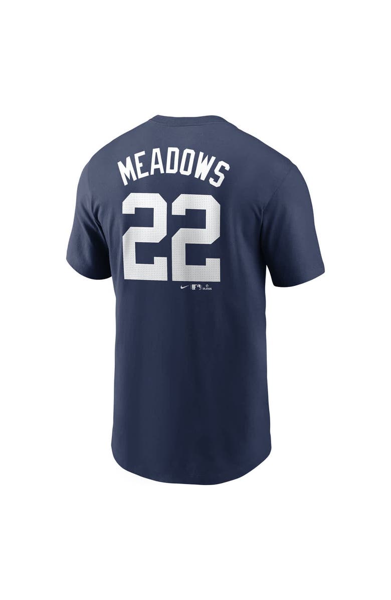 Nike Men's Nike Parker Meadows Navy Detroit Tigers Fuse Name & Number T-Shirt, Alternate, color,