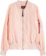 Alpha Industries L-2B Relaxed Water Resistant Quilted Bomber Jacket