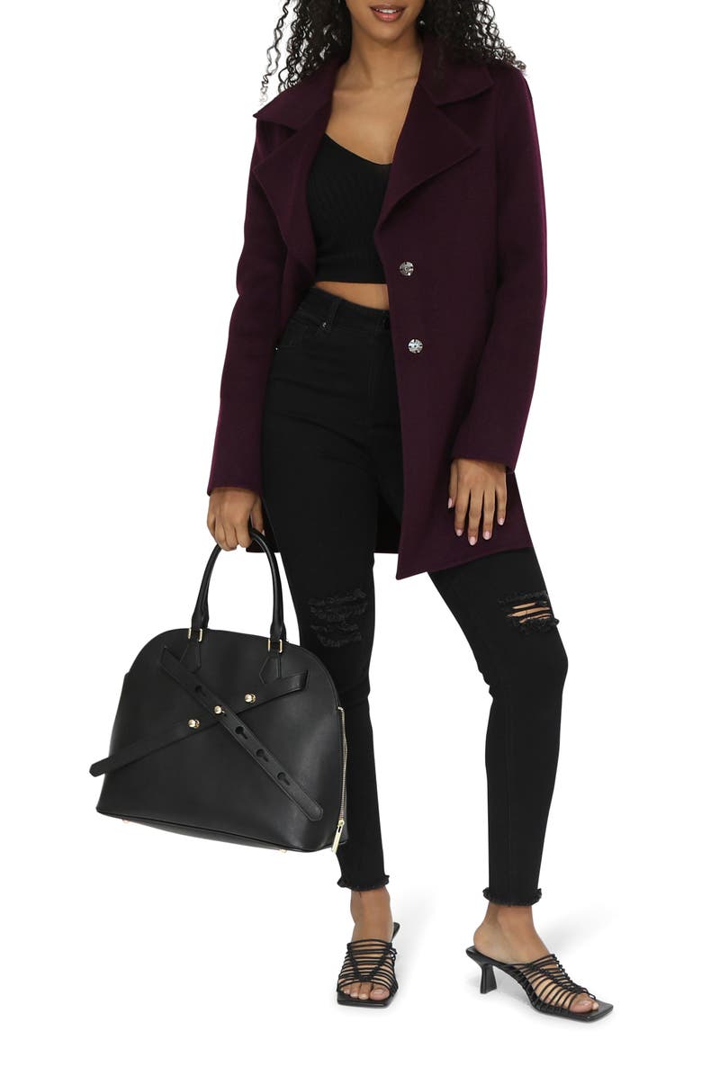 Belle & Bloom Oversize Wool Blend Coat, Alternate, color,