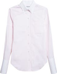 Thom Browne Classic Fit French Cuff Cotton Poplin Button-Down Shirt