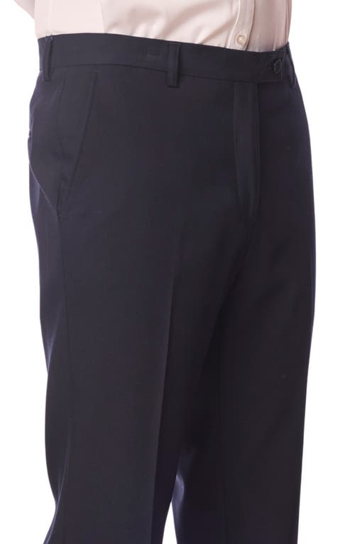 Paisley & Gray Downing Slim Fit Flat Front Dress Pants In Black