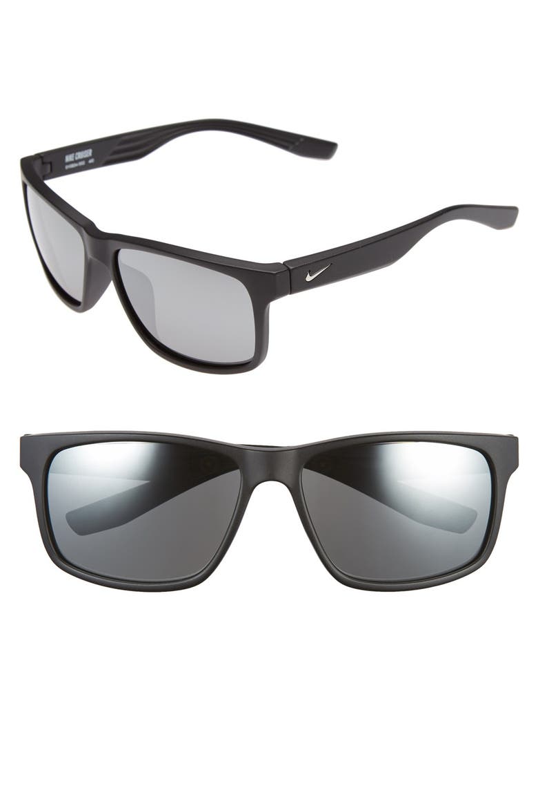 'Cruiser' 59mm Sunglasses, Main, color, MATTE BLACK
