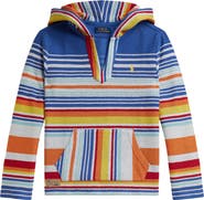 Polo Ralph Lauren Kids' Stripe Cotton French Terry Hoodie