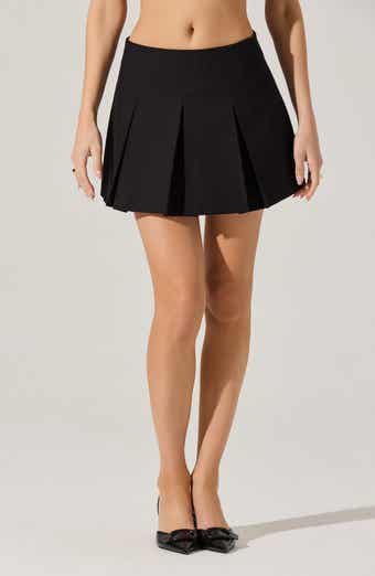 ASTR the Label Wide Pleat Miniskirt