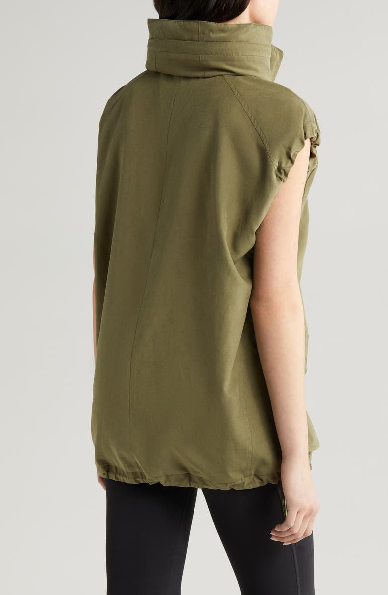 Blanc Noir Svetlana Oversize Vest, Alternate, color, Burnt Olive