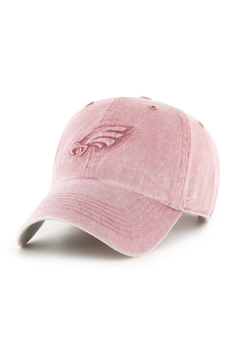 Women's '47 Pink Philadelphia Eagles Mist Clean Up Adjustable Hat, Main, color, Pink