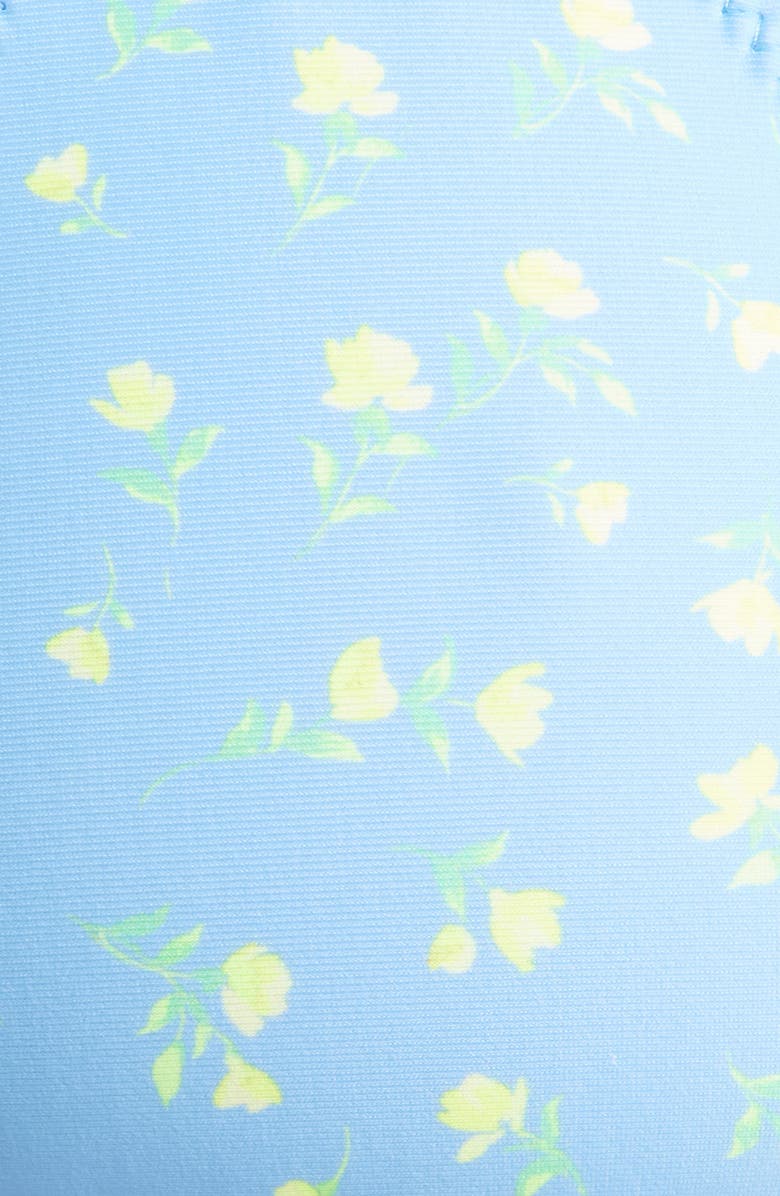 Kulani Kinis Halter Bikini Top, Alternate, color, Lemon Bloom