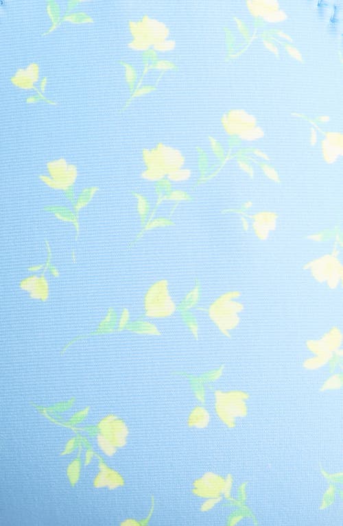 Kulani Kinis Halter Bikini Top In Lemon Bloom