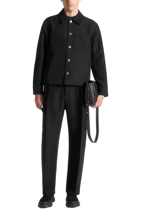 Benoit Twill Pocket Cropped Shirt