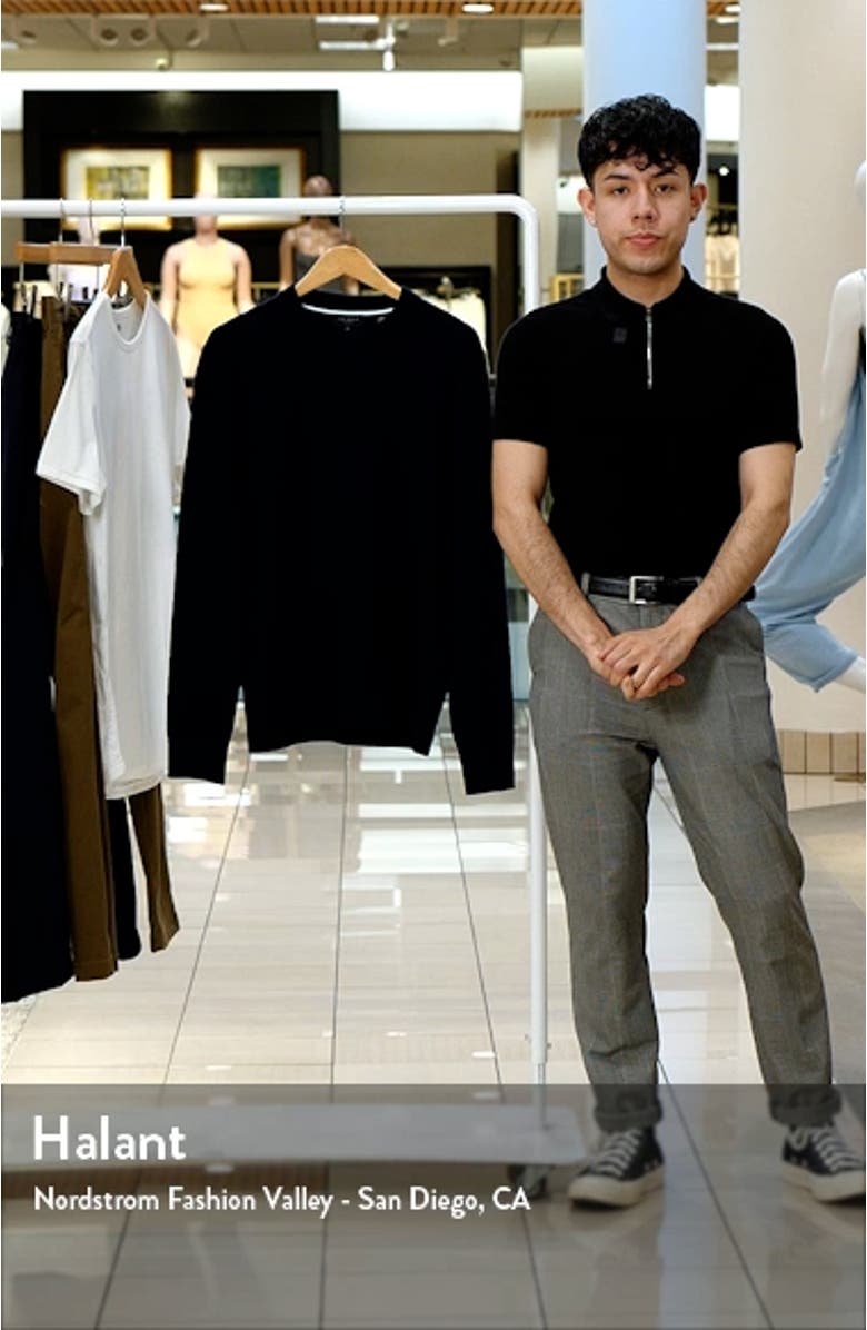 Lounge 'T' Stitch Crewneck Sweater, sales video thumbnail