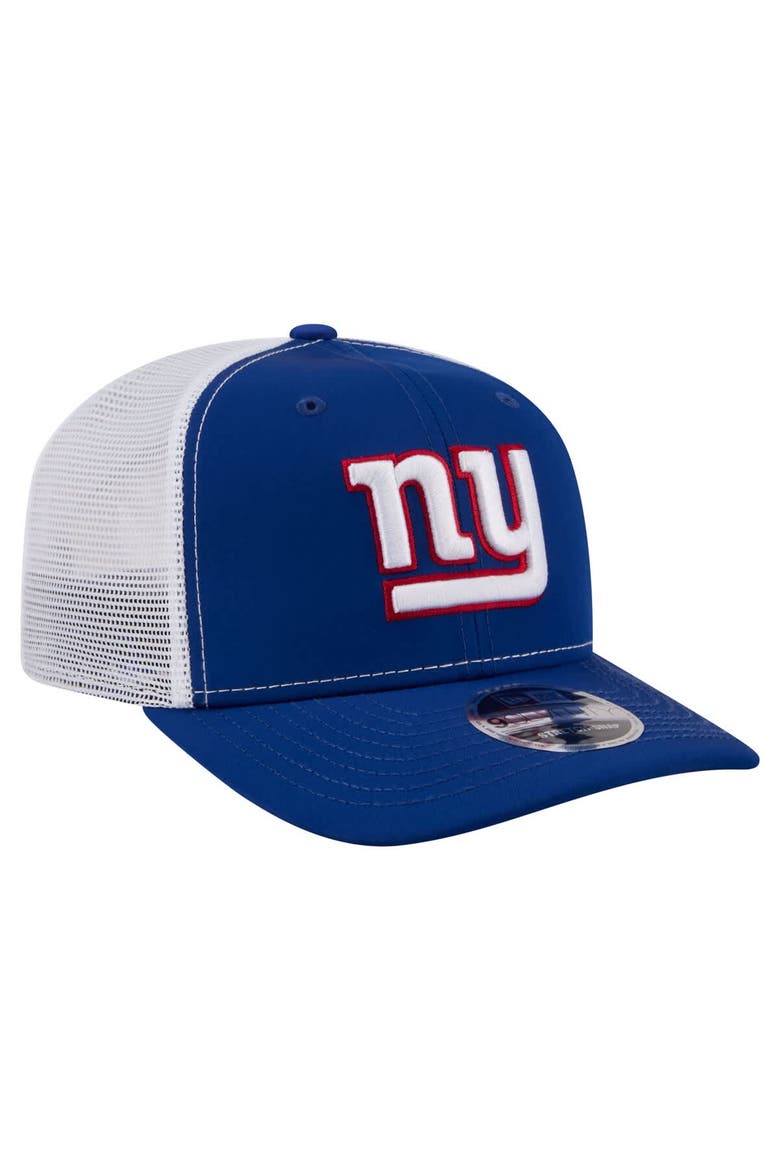 Men's New Era  Royal New York Giants 9SEVENTY Trucker Adjustable Hat, Alternate, color, Royal