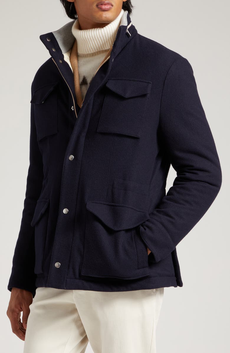 Eleventy Wool Field Jacket, Alternate, color,