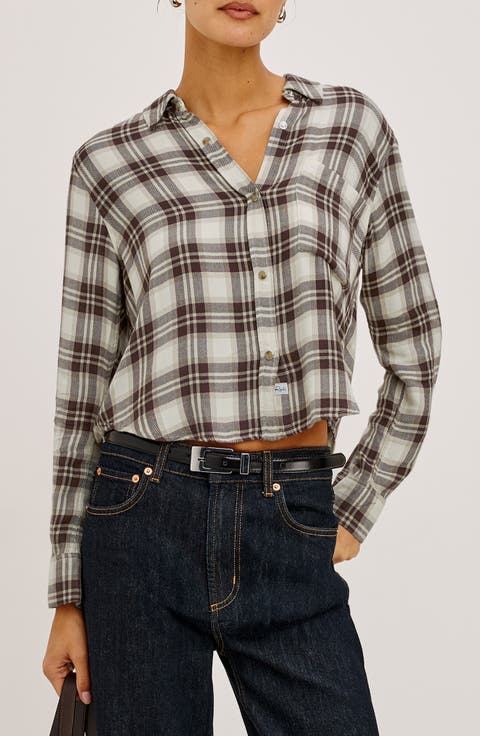 Hunter Plaid Button-Up Shirt