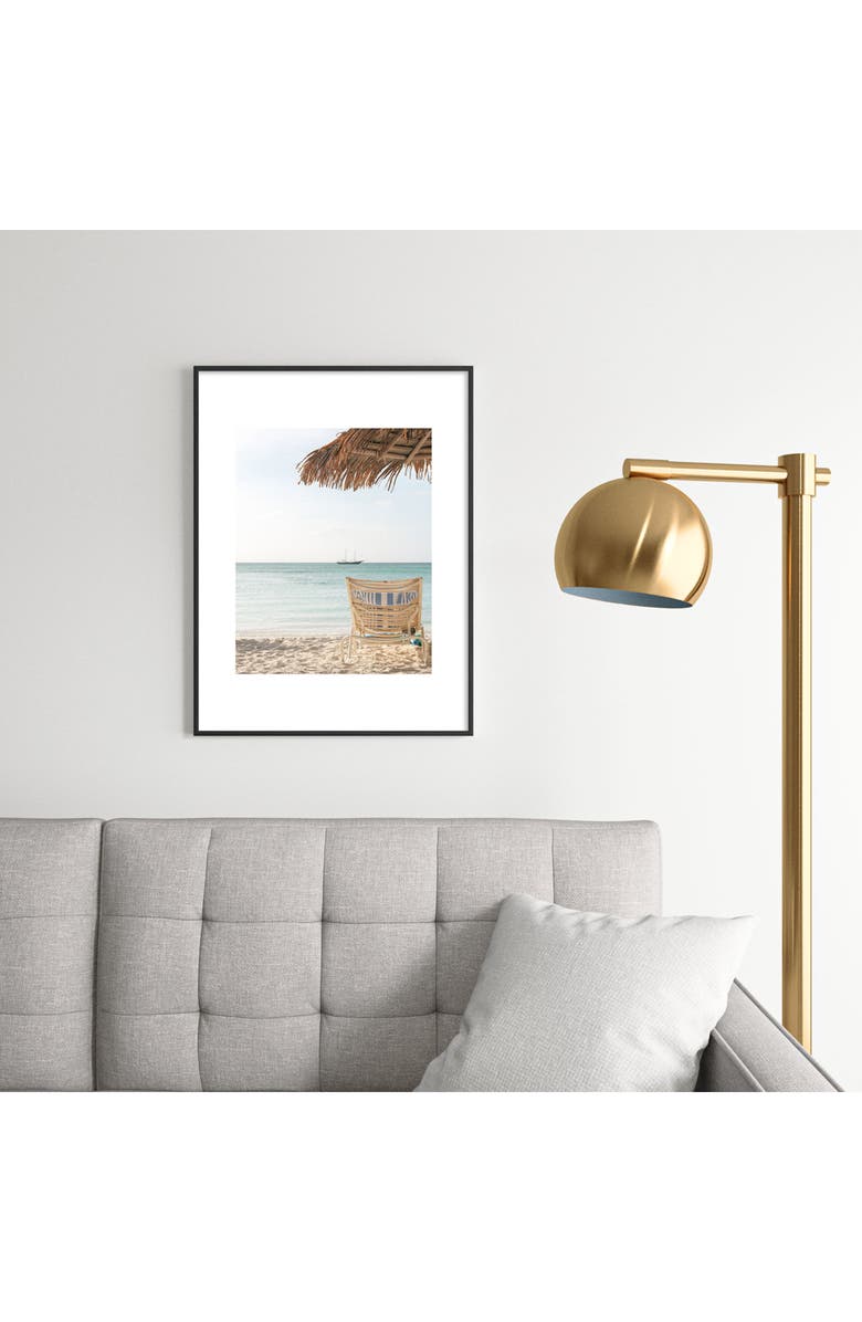 Deny Designs Travel Framed Art Print, Alternate, color, Black Tones