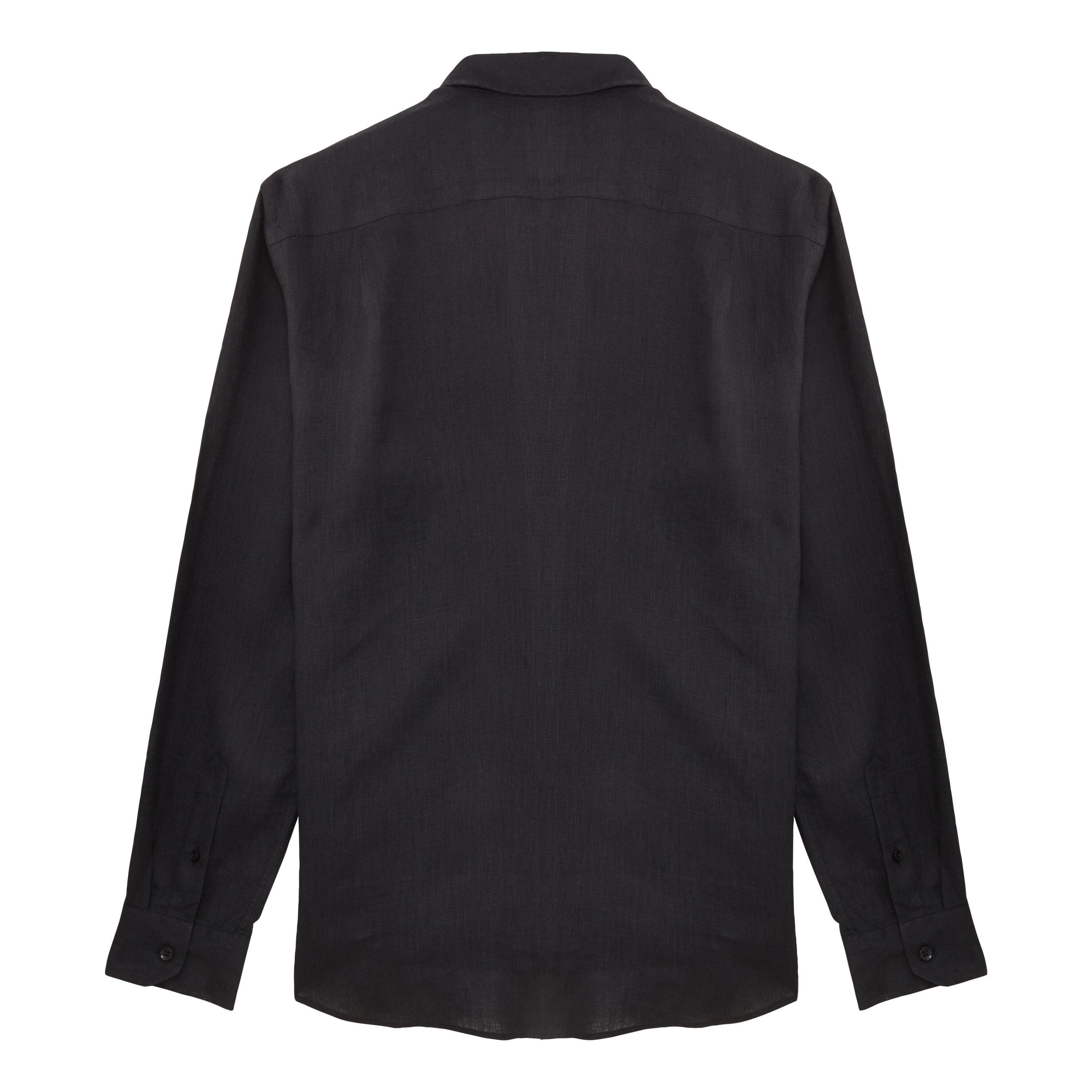 Men's Linen Solid Shirt - image 2