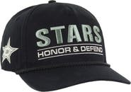 '47 Men's '47 Black Dallas Stars OHT Military Appreciation Homeland Honor and Defend Hitch Adjustable Hat