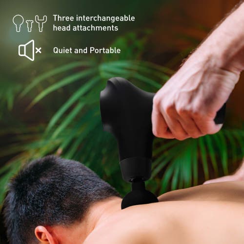 Pursonic At-home Spa Essentials Coffee Scrub, Himalayan Salt Lamp Diffuser, Massage Gun, Bath Bombs, In Multicolor