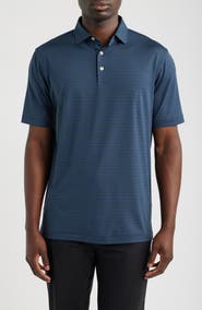 Peter Millar Rawline Stripe Summer Comfort Perfomance Jersey Polo