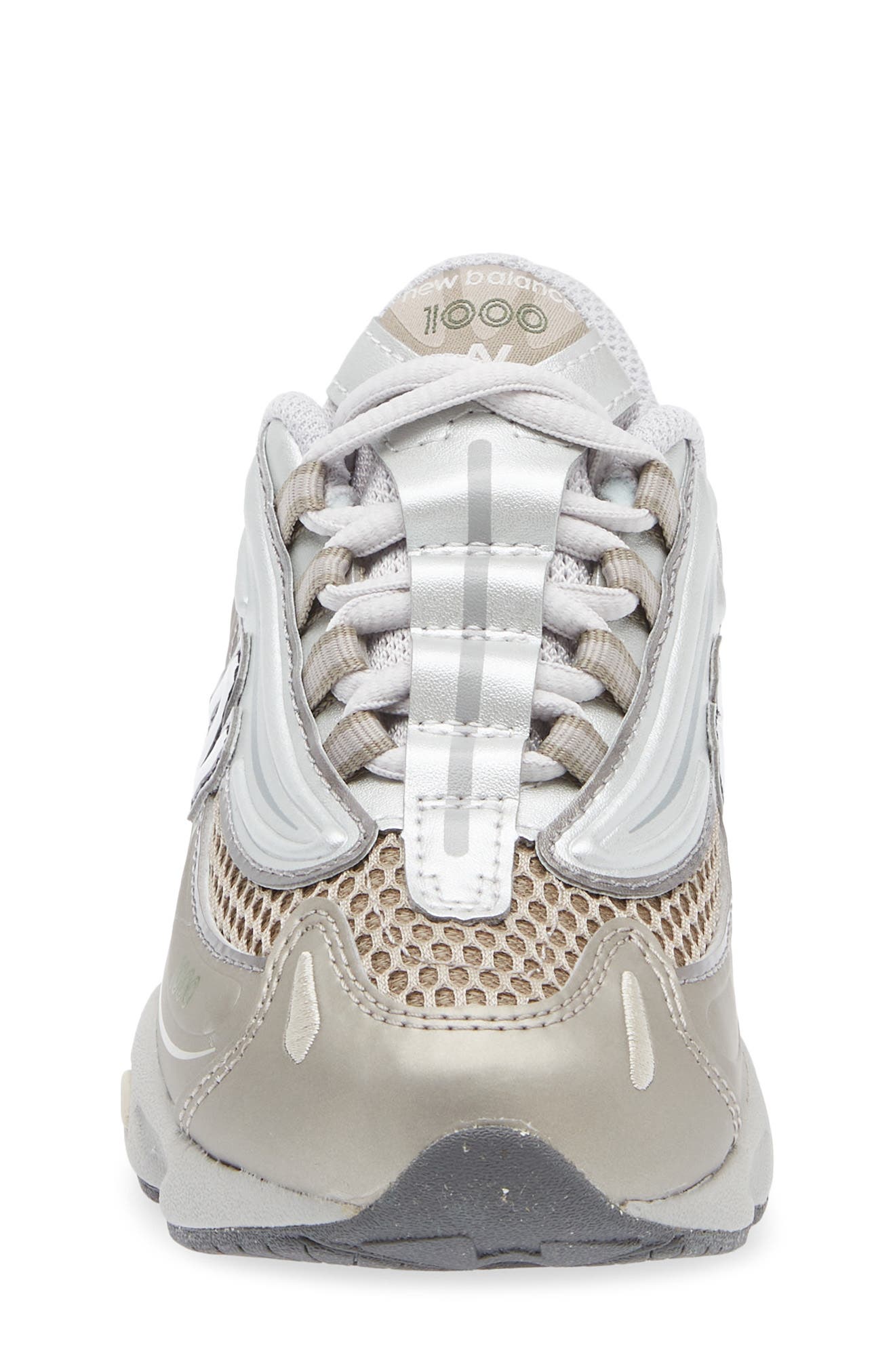 New Balance Kids' 1000 Sneaker, Alternate, color, Arid Stone/ Silver Metallic