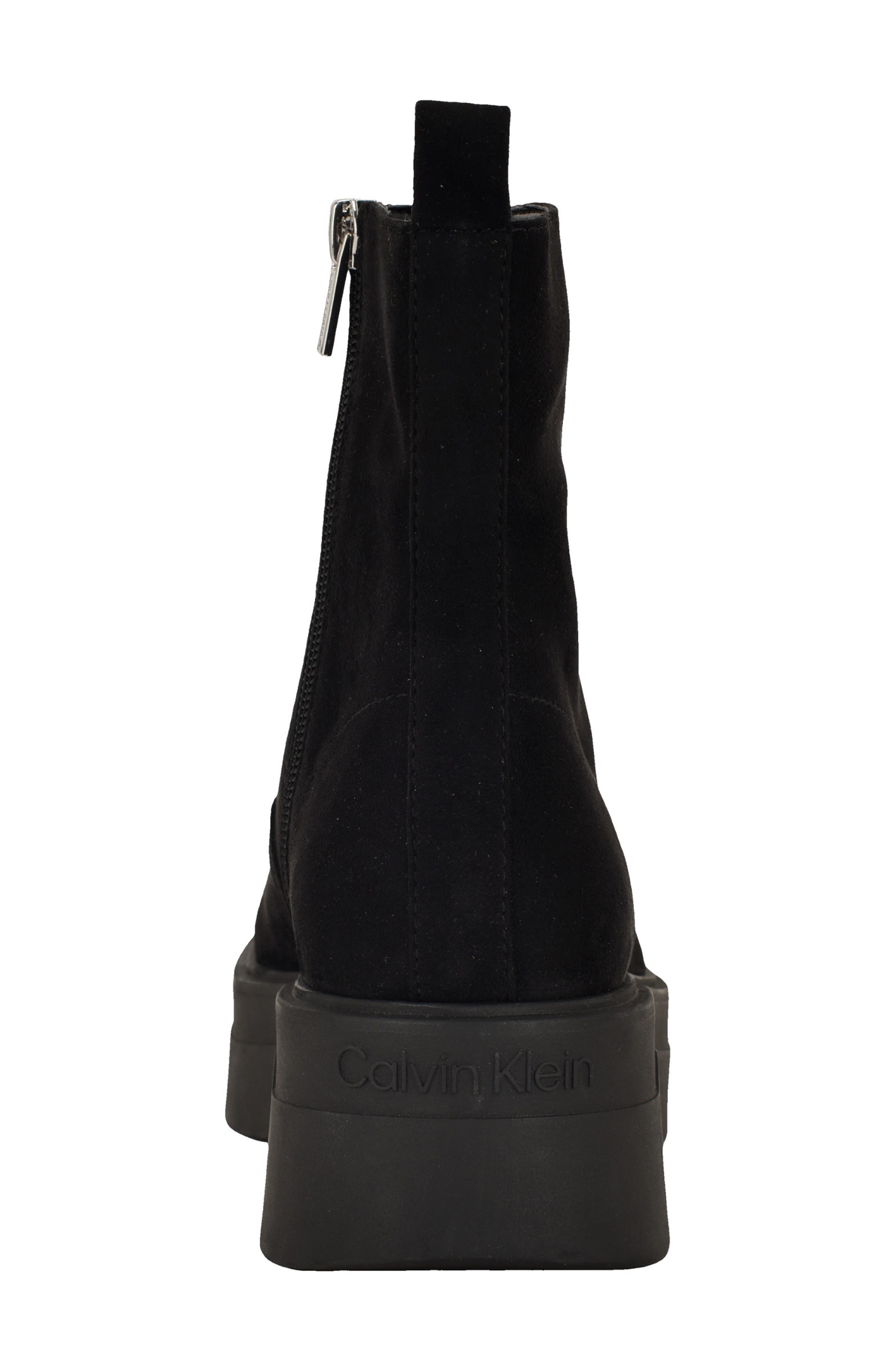 Calvin Klein Rivin3 Bootie, Alternate, color, Black Suede