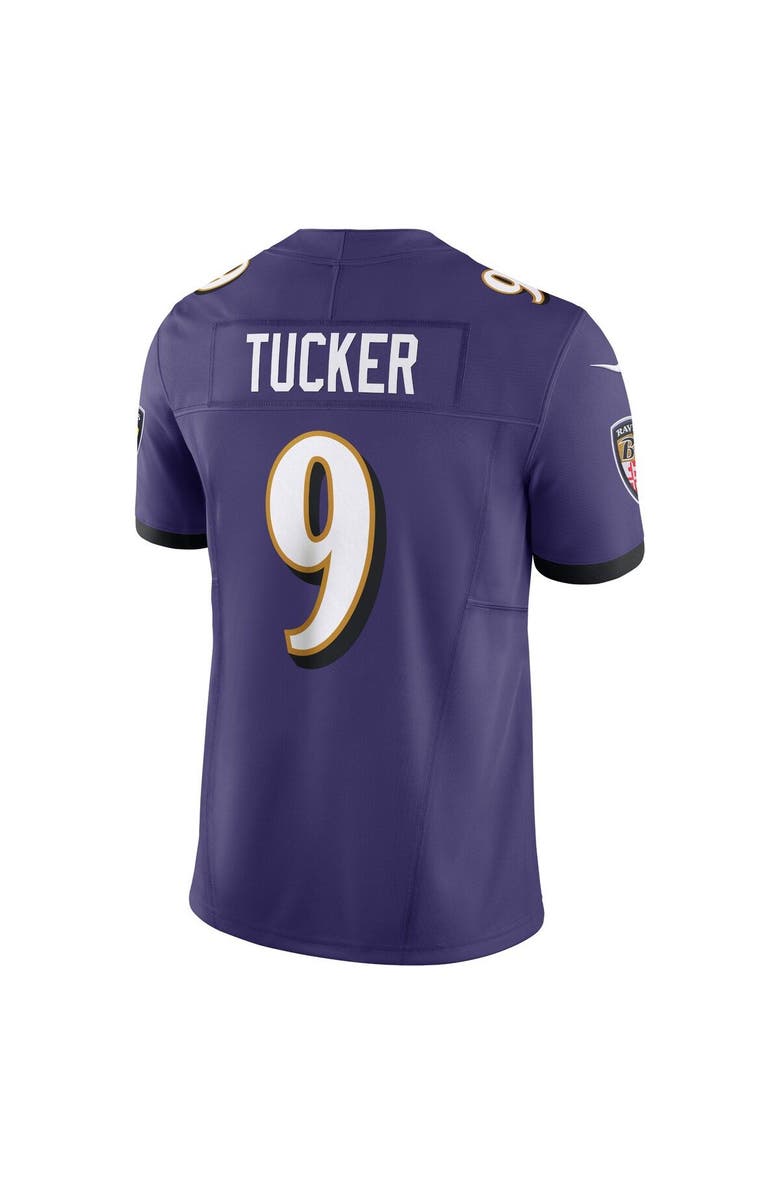Nike Men's Nike Justin Tucker Purple Baltimore Ravens Vapor F.U.S.E. Limited Jersey, Alternate, color, 