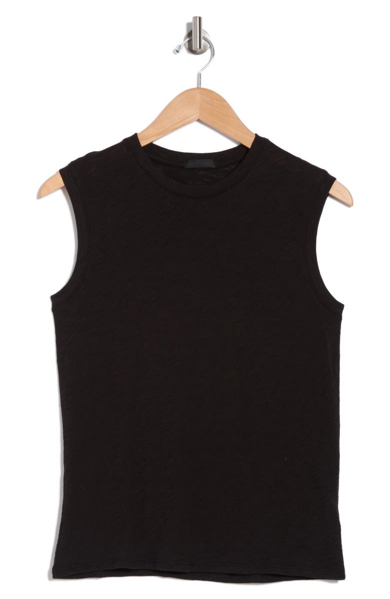 ATM Anthony Thomas Melillo Slub Cotton Tank, Alternate, color, Black