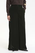 DELUC Daisy Velvet Wide Leg Pants