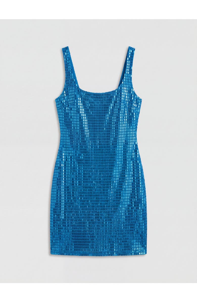 Karen Millen Crystal Embellished Jersey Midi Dress, Alternate, color, Blue