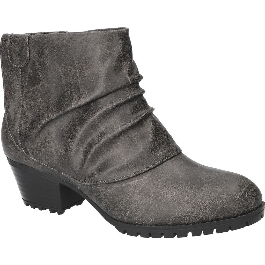 Easy Street Ambrose Bootie In Gray