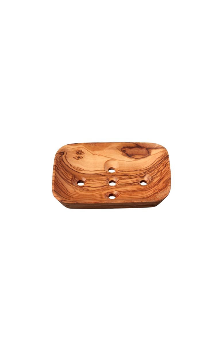 Olive Wood Sponge Holder, Main, color, Olive Wood
