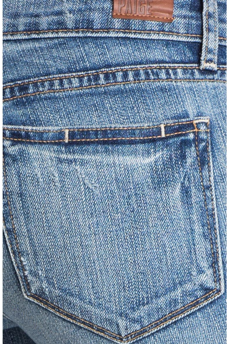 Denim 'Jax' Stretch Denim Bermuda Shorts, Alternate, color, BEACHWOOD