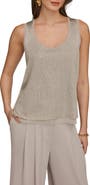 Donna Karan New York Sequin Shell Top
